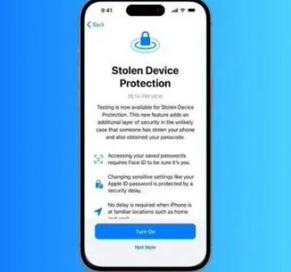 仙居苹果授权维修店分享被盗设备保护功能开启方法 