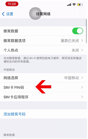 仙居苹果14维修网分享如何给iPhone14的SIM卡设置密码 